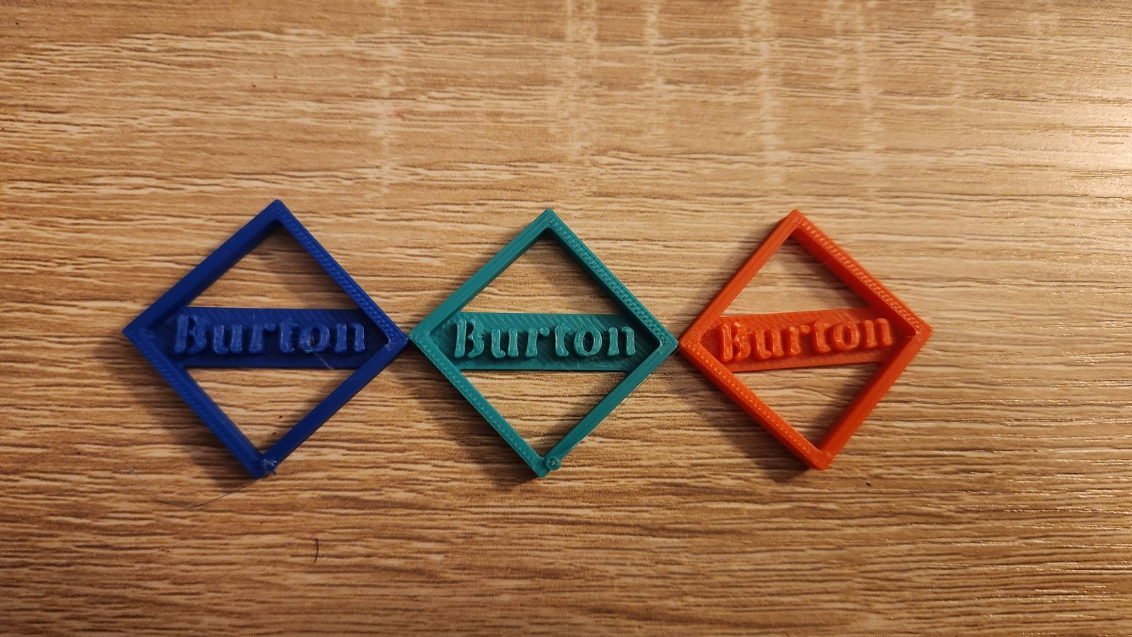 burton keychain logo by burtonts art signs & logos 3D print model - Mito3D