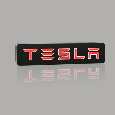 tesla light box by zupa 3d household decor led luminaria luz lightbox room model 3d print model - Mito3D