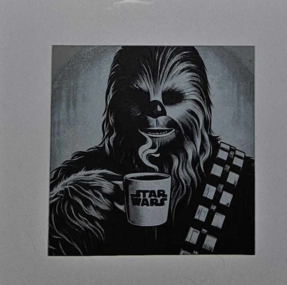 chewbacca potabile caffè by è 39 epopea arte 2d stella guerre fucina cappelli 3d print model - Mito3D