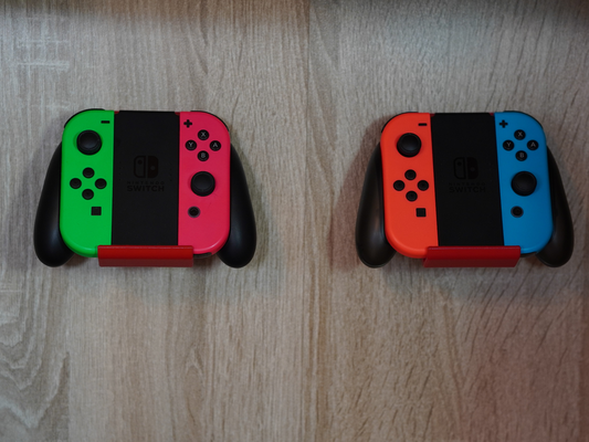 nintendo interruttore joycon grip titolare supporto by techam passatempo fai presa giochi 3d print model - Mito3D