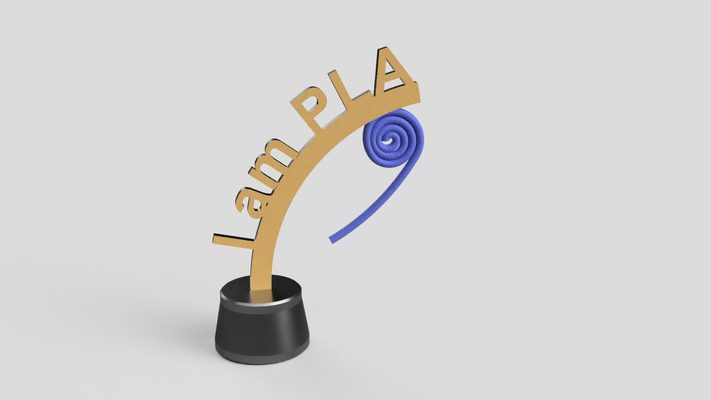 am pla trophée by chipotle art sculptures 3d print model - Mito3D