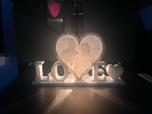 san valentino amore è pazzesco tè luce candela titolare supporto by fatalchaos25 3d stampante accessori decorazione 3d print model - Mito3D