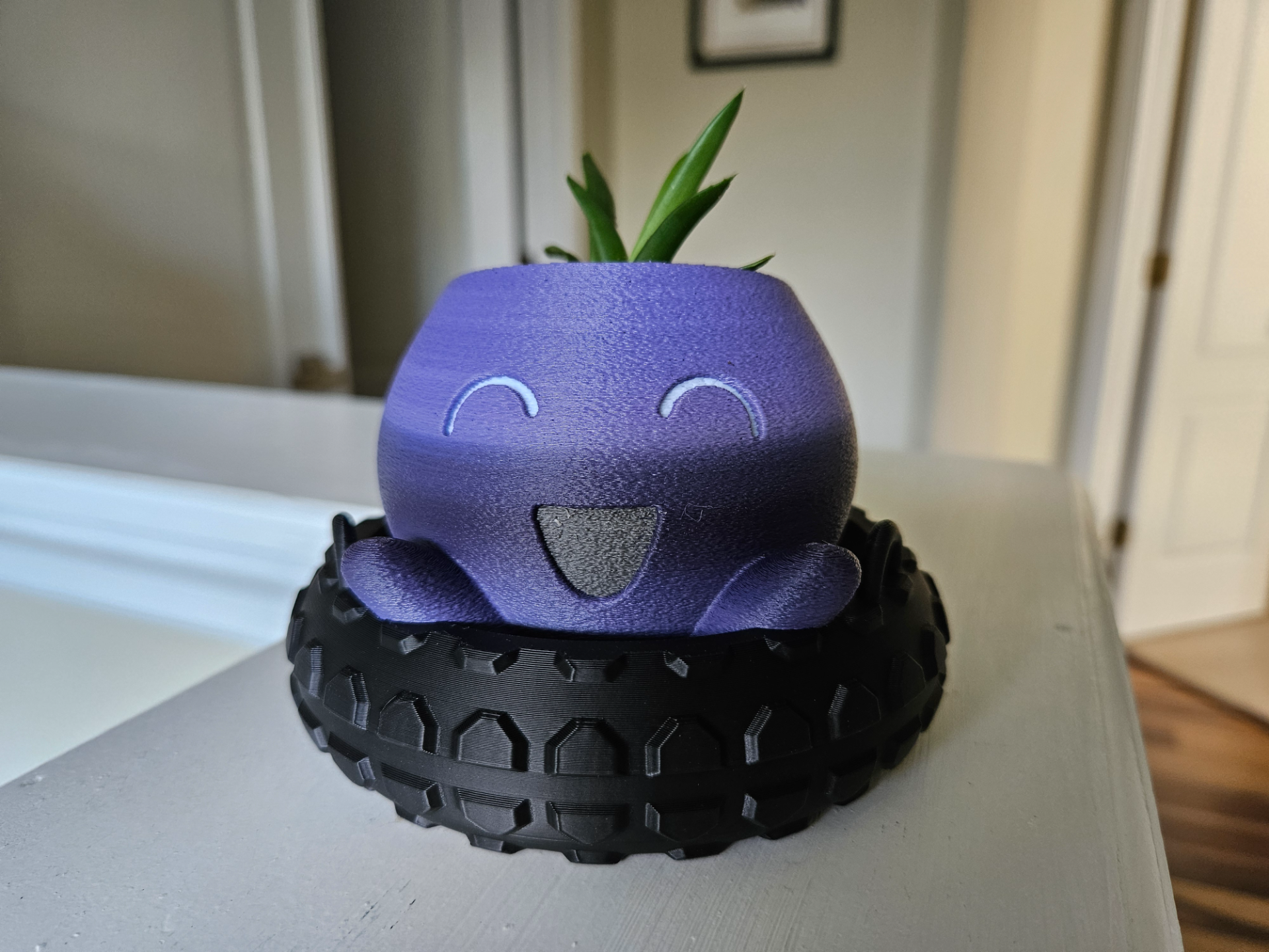 oddish pokemon tire swing - hanging planter remixed by ucnbb45 household garden plant pot 3D print model - Mito3D