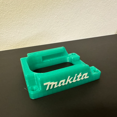 makita 18v batteria montare by torba j utensili organizzatori parete multi colore 3d print model - Mito3D