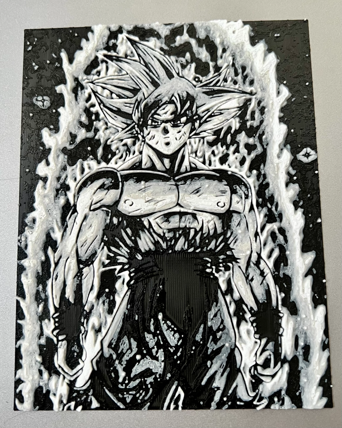 goku ui forja chapéus by água selva arte sinais logotipos dbz esfera dragão super ultra 3D print model - Mito3D