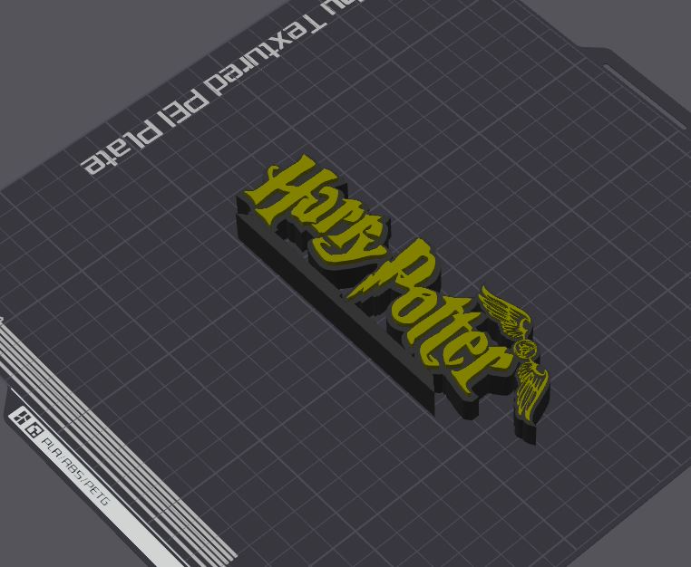 harry vasaio film logo tavolo in piedi by 5kyrunn3r arte segni loghi cartello ams pronto 3D print model - Mito3D