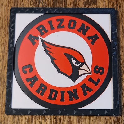 arizona cardenales forja sombreros by dohara1985 arte modelos tarjeta fútbol nfl matiz 49ers cardenal az 3d print model - Mito3D