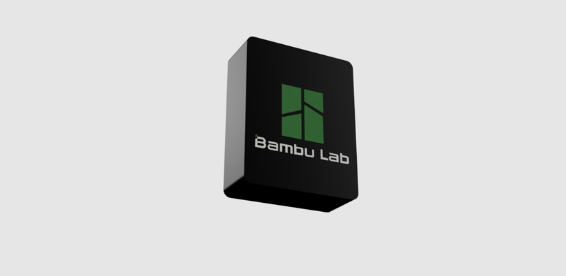 boîte 80x100x30 bambu laboratoire logo by tekk3d ménage bureau bambulab cool intelligent a1 accessoires p1 p1s x1 x1s combo ams couleur petit 3d print model - Mito3D