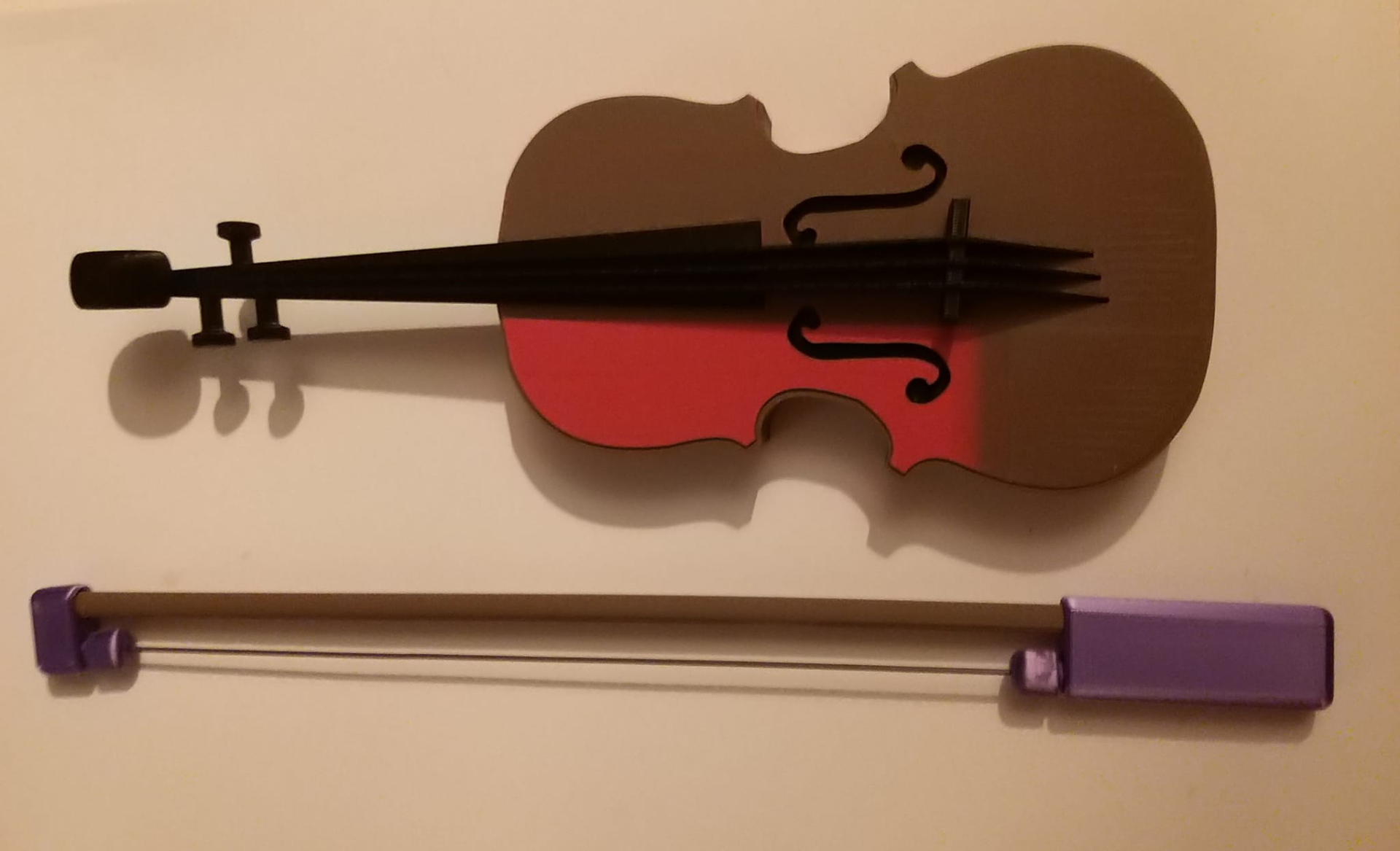 violino giocattolo by bizeau sylvain giocattoli giochi arco 3D print model - Mito3D