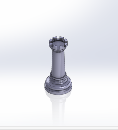 schach turm by mtl qc miniaturen spiel jeu tafel tour 3d print model - Mito3D