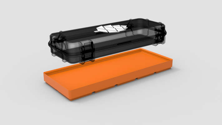 gridfinity soporte escabroso pinecil caso funda remezclado by librejstn herramientas organizadores pinocilcase caja pinecil64 3d print model - Mito3D