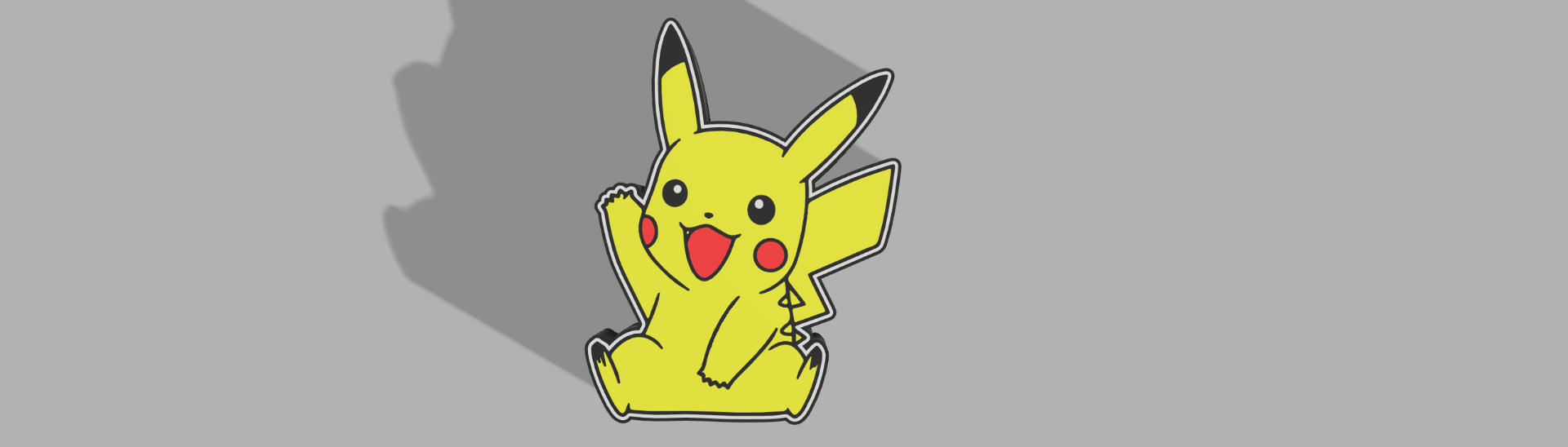 pokémon pikachu caixa luz cabide buraco fechadura by sicóticos arte sinais logotipos 2 ams go 3D print model - Mito3D