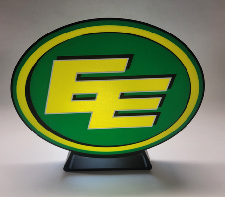 cfl edmonton esquimales usb led caja ligera by joshua casa decoración ligero canadiense fútbol deportes hombre cueva 3d print model - Mito3D