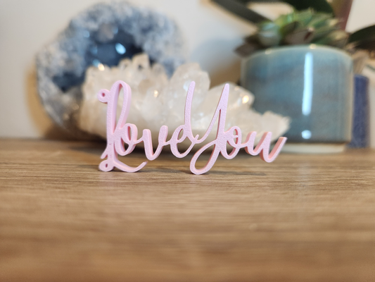 love happy valentines day my valentine - elegant gift tag key chain desk sign decor by kellytrinh art signs & logos valinetines bag keychain accessories gifts appreciation girlfriend boyfriend mother mom dad friend bff loving custom request 3d print model - Mito3D