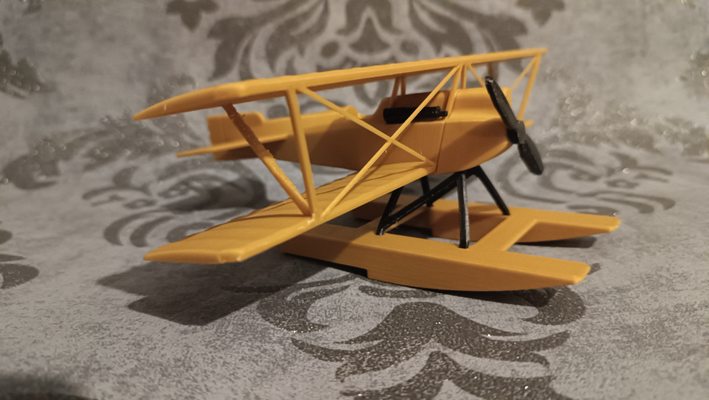 aereo hansa brandenburg kdw by ragnar 3d passatempo fai veicoli 3d print model - Mito3D