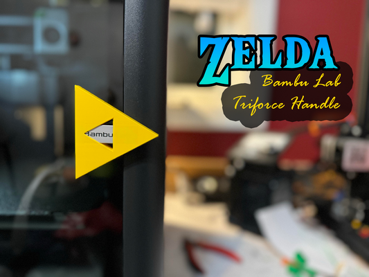 zelda triforce handle enclosed bambu lab printers by imjackharvest 3d printer accessories legend legendofzelda friction bambulab 3d print model - Mito3D