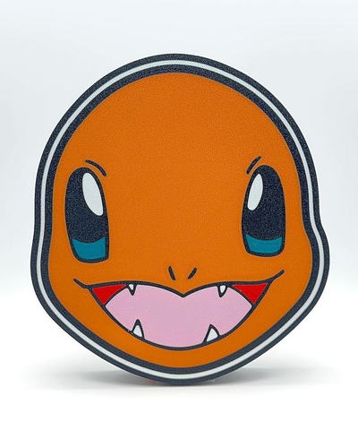 charmander luminária by antônio 323 arte sinais logotipos pokémon conduziu lâmpada led multicolorido luz caixa admirador 2d 2dwallart x1c p1s a1 amd ams 3d print model - Mito3D