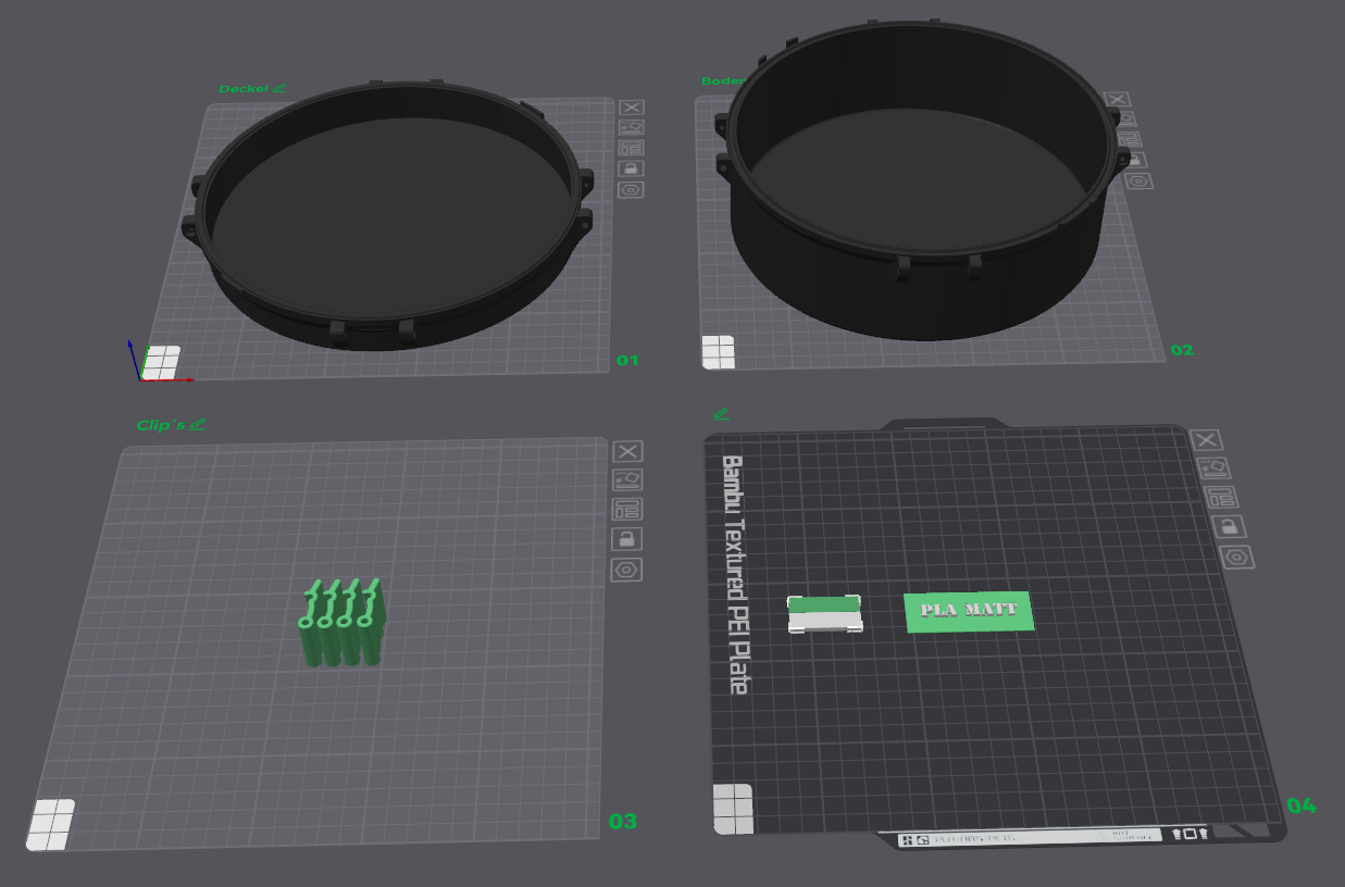 filament spule lager box v2 neu gemischt by stimmt 3d drucker zubehör container 3D print model - Mito3D