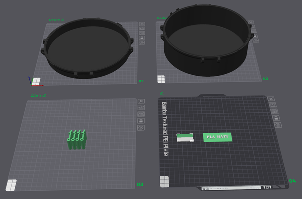 filament spool storage box v2 remixed by elwambo 3d printer accessories container 3d print model - Mito3D