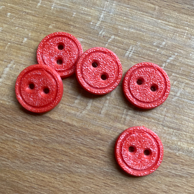 simple button 155mm diameter by vitshanel fashion clothes replacement color kids 3d print model - Mito3D