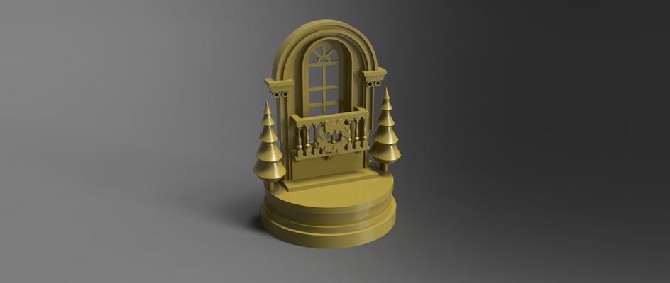 casa trofeo by mike 3d arte sculture porta 3d print model - Mito3D