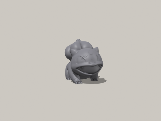 pokémon bulbasaur bisasam by julien rechercher ménage décor art bébé bulbasaurpokemon 3d print model - Mito3D