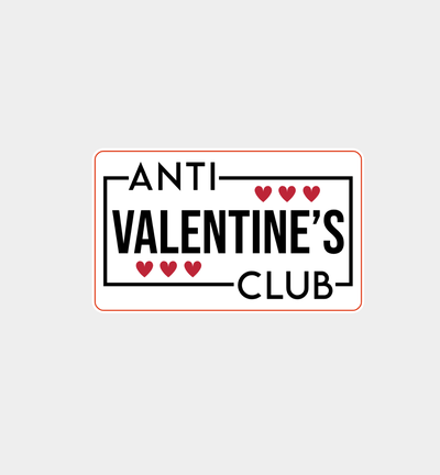 anti valentine 7 cartello by thor3d generativo 3d modello my san valentino club 3d print model - Mito3D