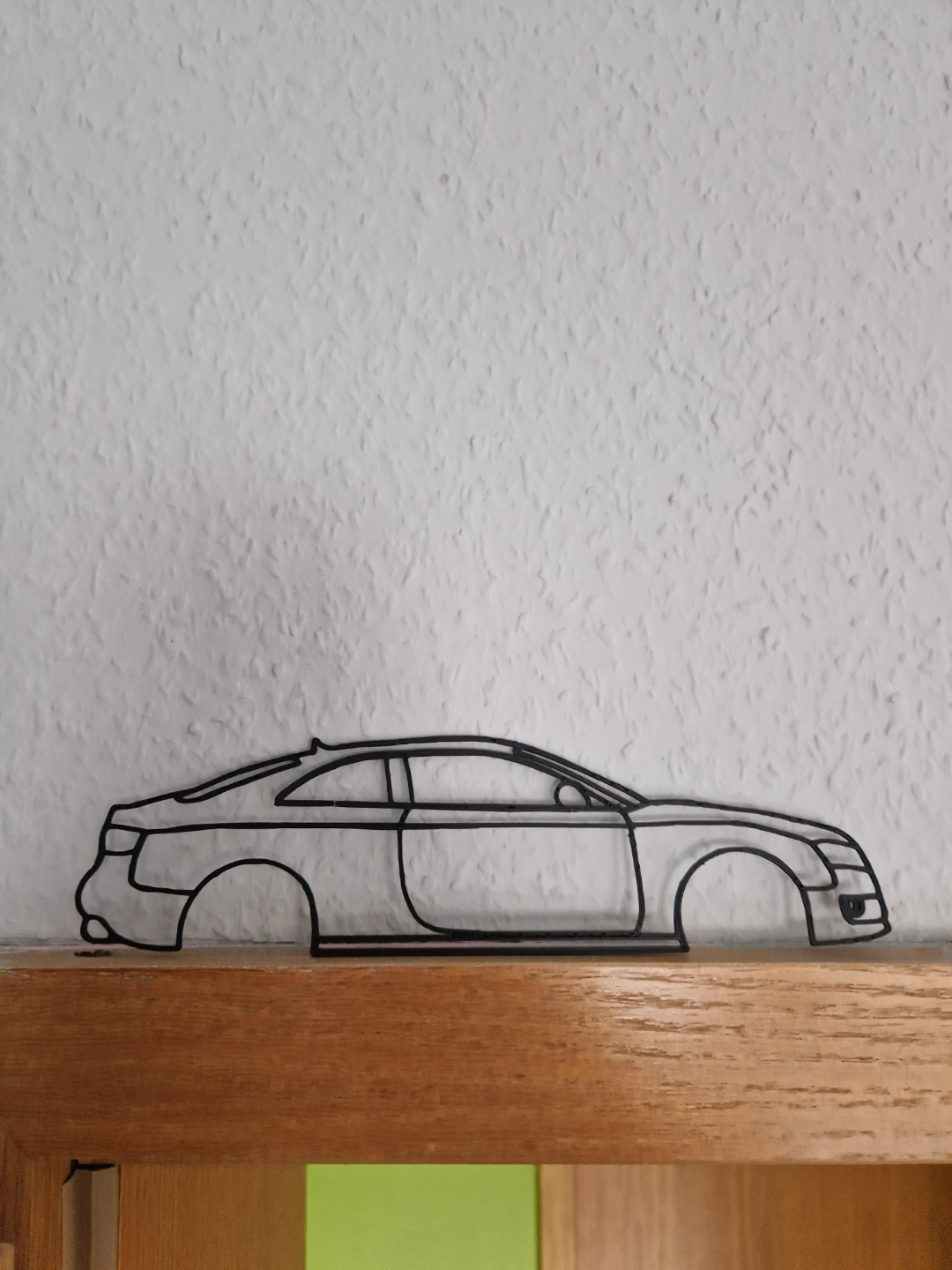 audi a5 2d wall art by thomas2159 sanat duvar sanatı 3D print model - Mito3D