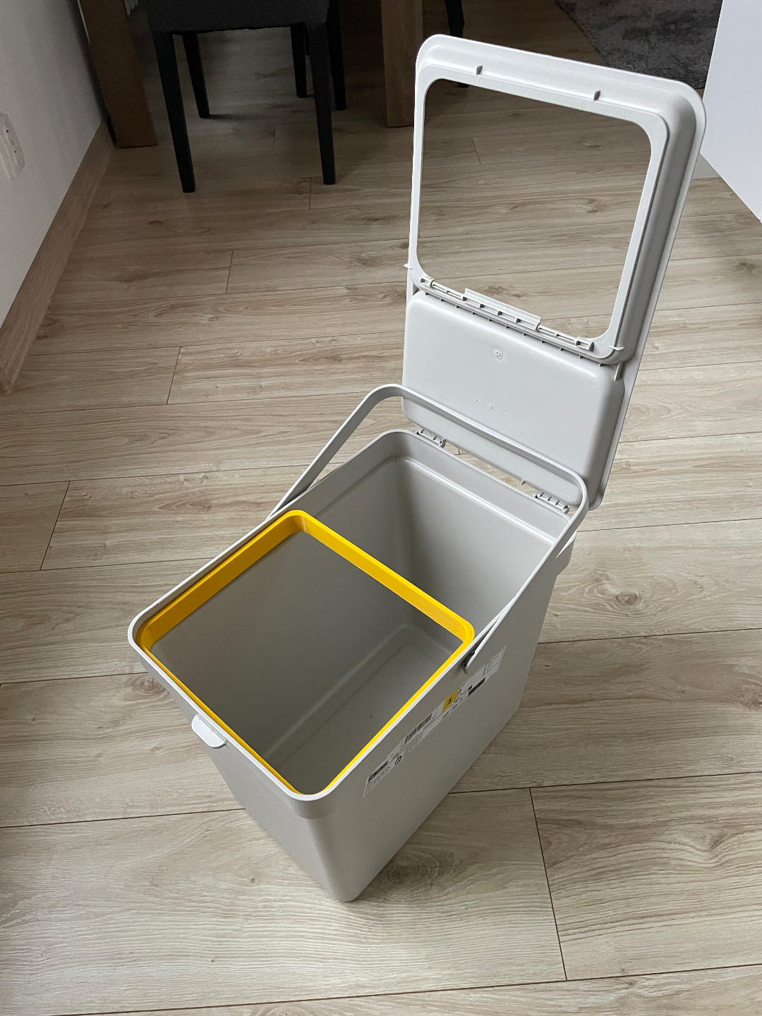 ikea desperdício bin plástico bolsa suporte by mikeproch casa escritório cesta saco lixo lixo lixeira 3D print model - Mito3D