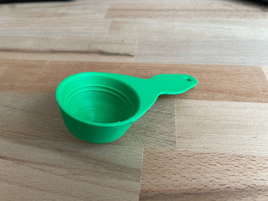 medición taza cuchara lavavajillas by wifzack casa modelos cocina medir porcionador plato lavadora 3d print model - Mito3D