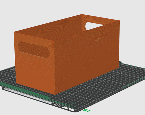 einfach lager box by schleifen haushalt haus modelle 3d print model - Mito3D