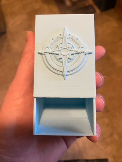 pequenininho pequeno dados torre localizador estrelas edição remixado by areia estação brinquedos jogos borda paizo d20 d26 dicetower estrela 3d print model - Mito3D