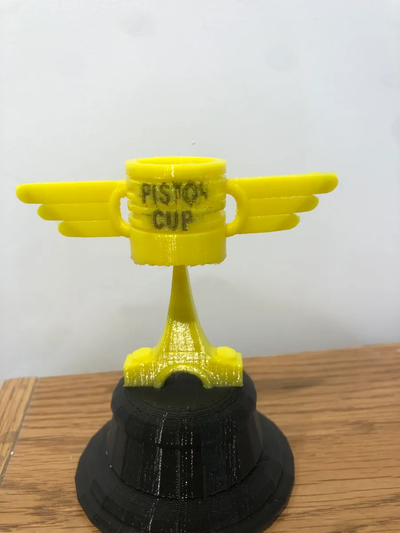 piston tasse trophée by juvenile3d ménage décor prix 3d print model - Mito3D