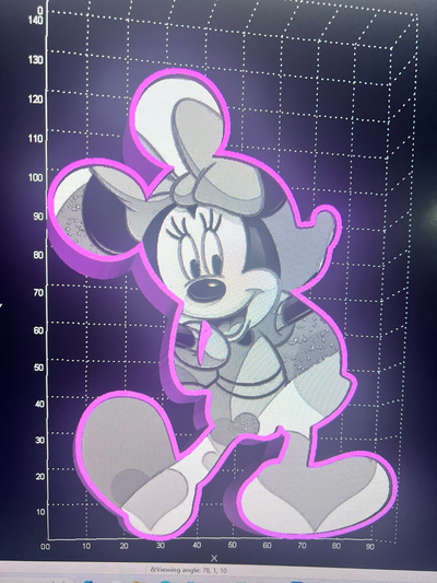 mickey minnie souris 39 fou lumière boîte by fatalchaos25 ménage décor led 3d print model - Mito3D