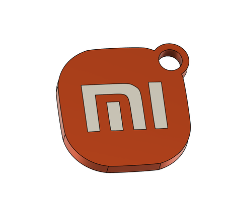 xiaomi logo anahtarlık ams by jpokorny12 moda modeller 3d print model - Mito3D