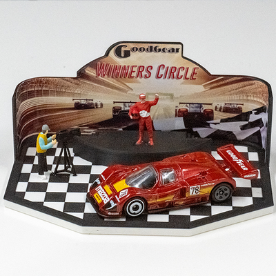 winner - a victory lane winners circle by makers mashup toys & games nascar matchbox winner's trophy hotwheels hoscale ho 164 3d print model - Mito3D