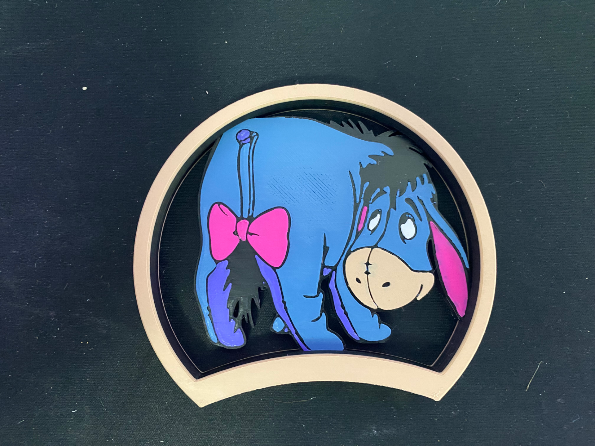 eeyore type a winnie pooh disney ears 5 magnet modular headband remixed by grimtoc props & cosplays mickey mouse 3D print model - Mito3D