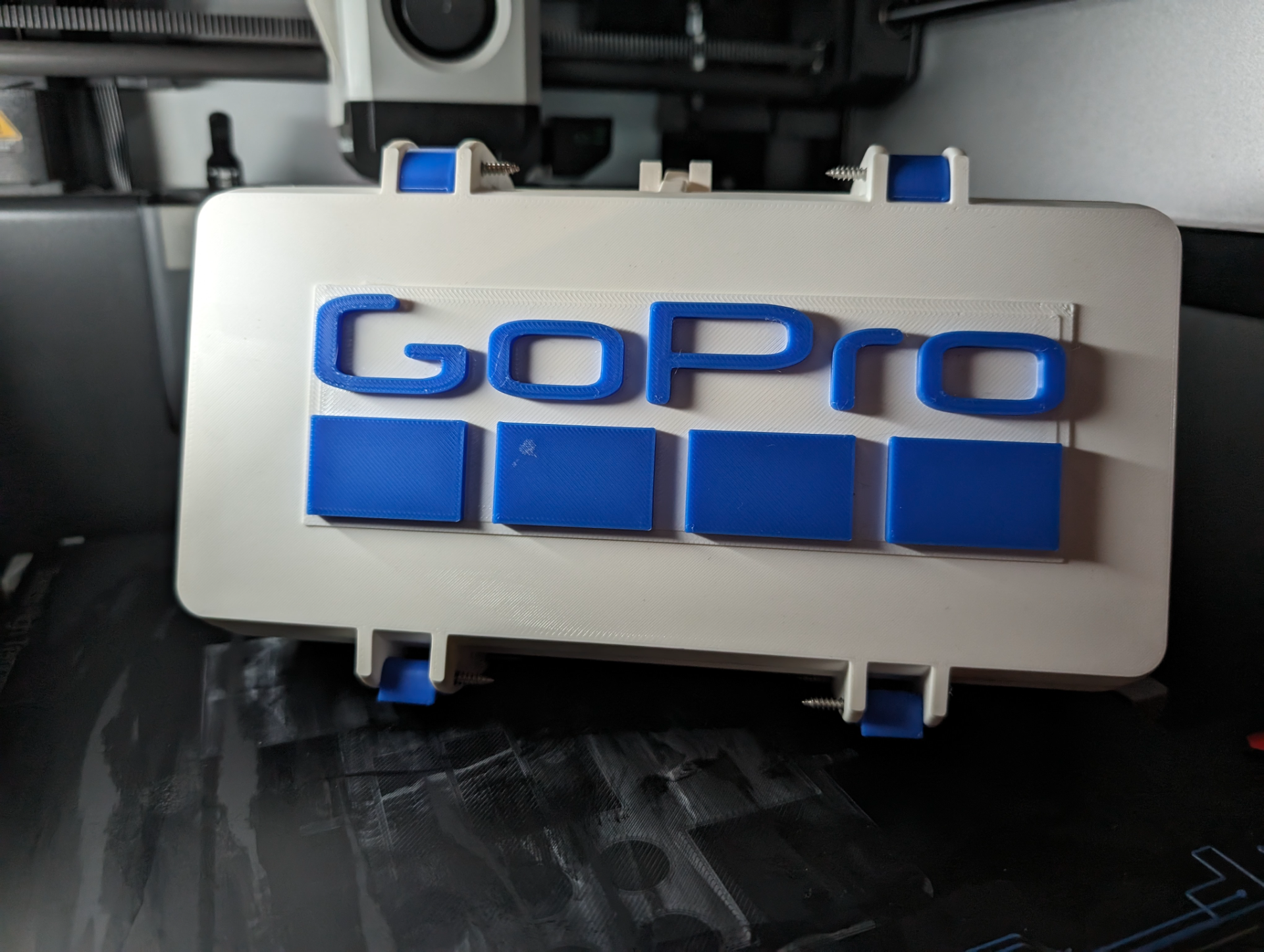 áspero caixa gopro 12 11 10 9 logotipo by 3dmaker idea passatempo faça eletrônicos caso bainha 3D print model - Mito3D