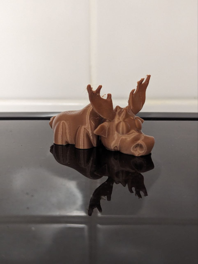 cute flexi moose by bellamys3dprints toys & games animal articulated 3d print model - Mito3D