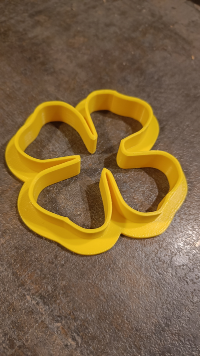 trifoglio cookie cutter by xandobill domestico festività cucina accessori anno 3d print model - Mito3D