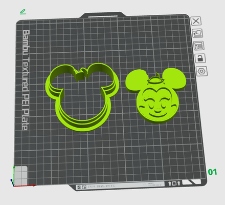 minnie mouse cookie cutter by blckstar tools hand cookiecutter disney minniemouse kitchen accessories handtool beaking 3d print model - Mito3D