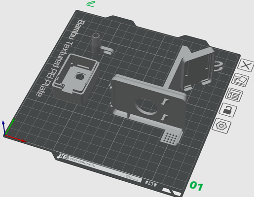 a1 mini esp32 cam frontplatte endoskop montieren neu gemischt by el jefe 3d drucker zubehör gesicht teller a1mini startseite mantel bambu zubehörteil extruder endoskophalterung 3d print model - Mito3D