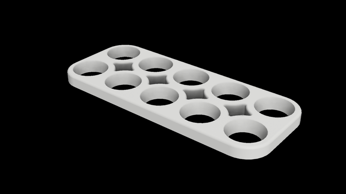 huevo soporte by microproch casa modelos cocina caja taza galleta eggholder 3d print model - Mito3D