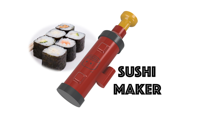 sushi criador by mikeproch casa modelos máquina cozinha ferramentas gadget utensílio acessórios sushibike restaurante sushi 3d print model - Mito3D