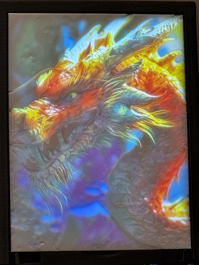 dragon haute résolution lithophane by madness3d art 2d cmyk 3d print model - Mito3D