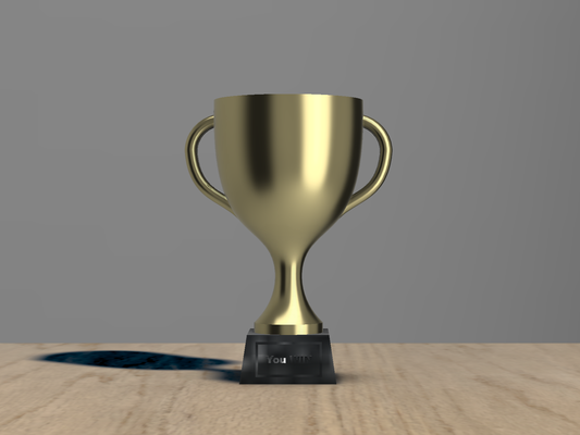 trophée tasse facile by hako85 ménage décor 3d print model - Mito3D