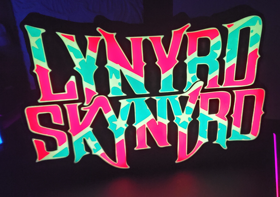 lynyrd skynyrd leuchtkasten by cruizincris2006 generativ 3d modell my zeichen frei vogel süss zuhause haus alabama einfach geruch samstag nacht besondere ballade of curtis löw anruf me brise fragen no nadel löffel kommen' gib schritte 3d print model - Mito3D