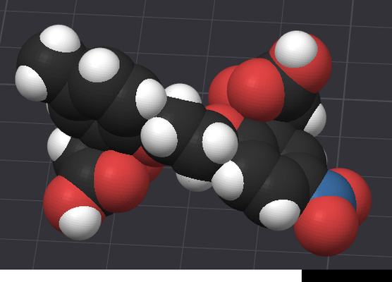 nm bapta 5 nitro 5' methyl 1 2 bis aminophenoxy ethan n n' tetraacetic ácido by mitchthechemist educação química molécula cálcio total 3d print model - Mito3D