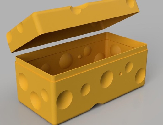 cheese storage box by priyan776 household house models storagebox cheesebox 3d print model - Mito3D