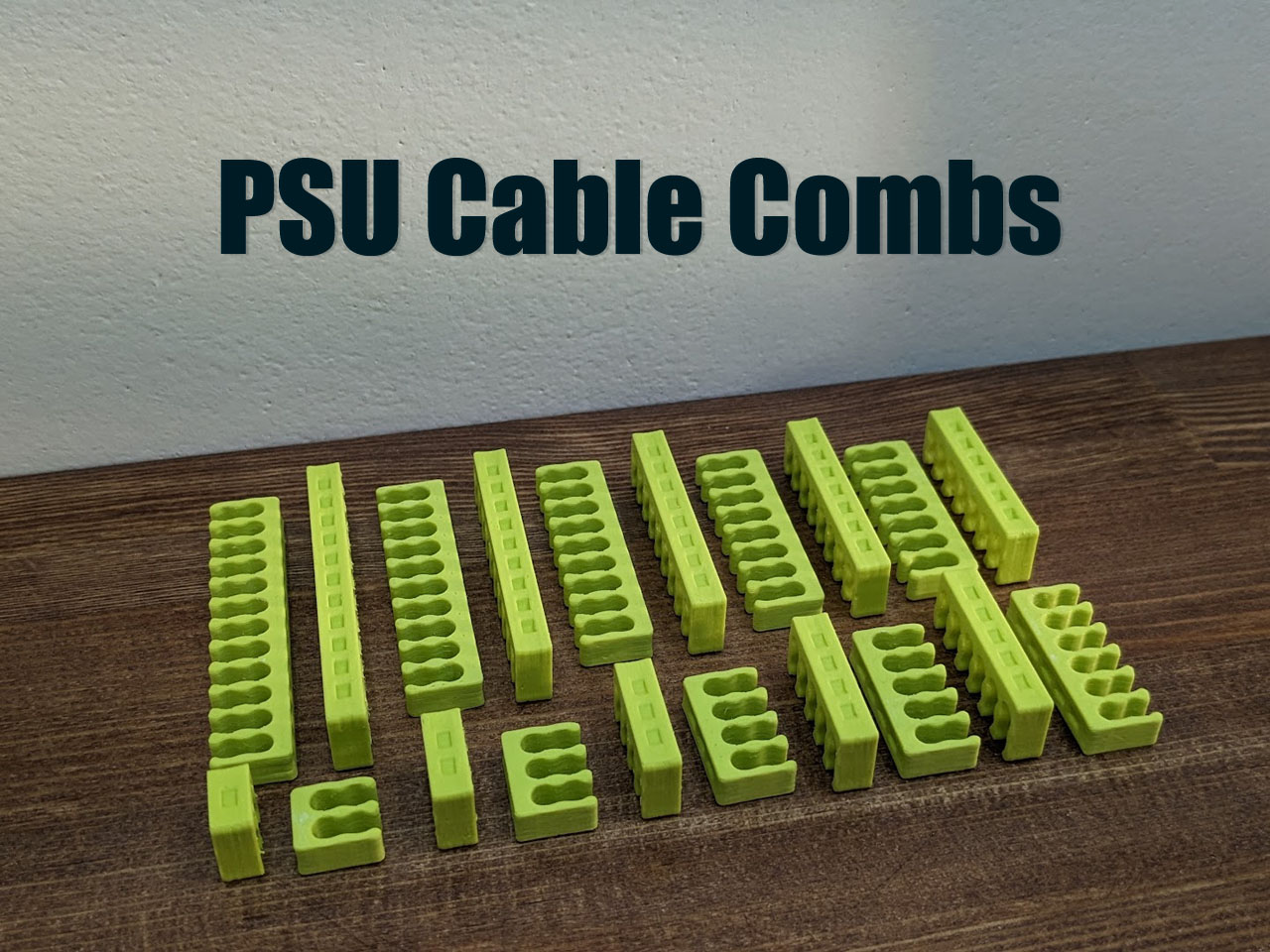 pc psu kabel kämme by neu hobby diy kabelkamm kabelkämme 3D print model - Mito3D